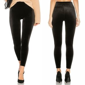 Spanx high rise velvet leggings, XL